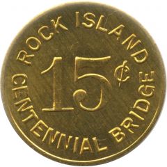 15 Cents - Rock Island Centennial Bridge Rock Island, Illinois