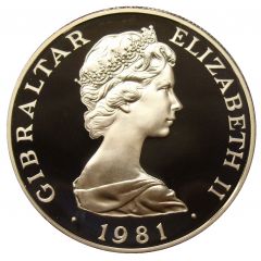 1 Crown - Elizabeth Royal Wedding, Silver Proof