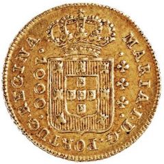 1000 Réis - Maria I Rio de Janeiro Mint