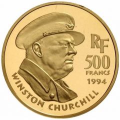 500 Francs Winston Churchill