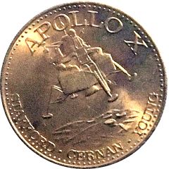 Medal - Man in Space Apollo X