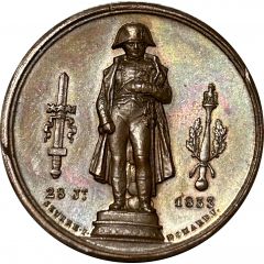 Medallion - Restoration of the Statue of Napoleon I on the column of Austerlitz