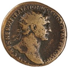 Dupondius - Trajan S P Q R OPTIMO PRINCIPI S C ALIM ITAL, Abundantia