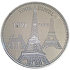 Token - Les plus beaux tresors du patrimoine de France Tour Eiffel 1889