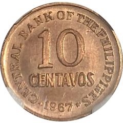 10 Centavos Imelda Marcos, pattern