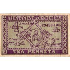 1 Peseta Centelles
