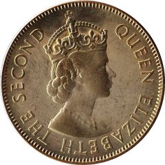 1/2 Penny - Elizabeth II Jamaican Coinage