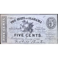 5 Cents State of Alabama