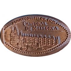 Elongated coin - Majorca cathedral