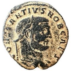 Nummus - Maximian GENIO POPVLI ROMANI, Rome