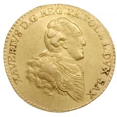 Ducat - Ksawery as Polish Prince Drezno mint