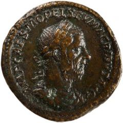 Sestertius - Macrinus P M TR P II COS P P S C, Annona