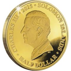 1/2 Dollar - Charles III Rabbit