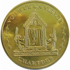 Monnaie de Paris Tourist Token - Chartres Le voile de la Vierge