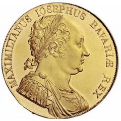 8 Ducats - Maximilian I Joseph Bavarian Constitution - Gold Pattern