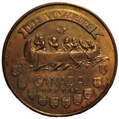 Token - Les Voyageurs Centennial of Canada