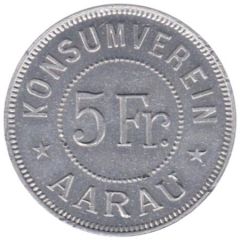 5 Francs - Consumer association Aarau