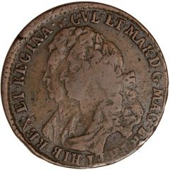 1 Bawbee - William and Mary