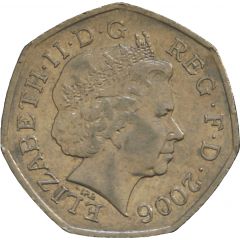 50 Pence - Elizabeth II 4th portrait, Victoria Cross, soldier