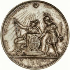 Medal - Departure of the Danes from Hamburg