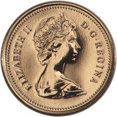 1 Cent - Elizabeth II 2nd portrait modified