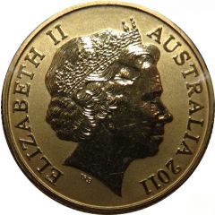 1 Dollar - Elizabeth II 4th Portrait - Air Series - Kookaburra