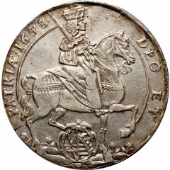 1 Thaler - John George II Death