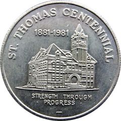 1 Dollar - St. Thomas Centennial