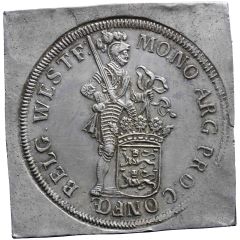 Silver Ducat klippe, piedfort at double weight