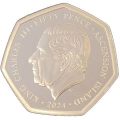 50 Pence - Charles III D-DAY 80