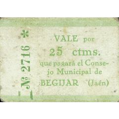 25 Céntimos Begíjar