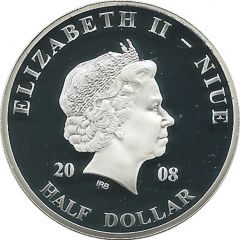 1/2 Dollar - Elizabeth II Pope John Paul II in Slovenia