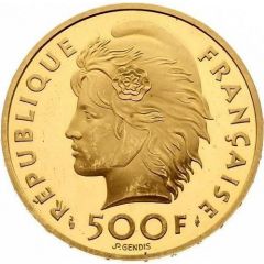 500 Francs / 70 Ecus Mediterranean Games