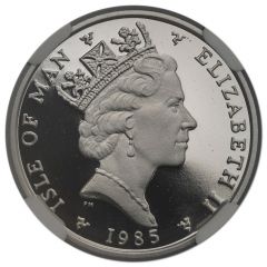 1 Penny - Elizabeth II Shag, Platinum Proof