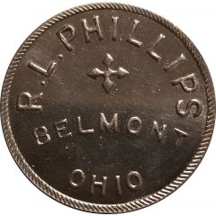 25 Cents - R. L. Phillips Belmont, Ohio