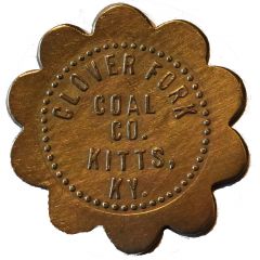 25 Cents - Clover Fork Coal Co. Kitts, Kentucky