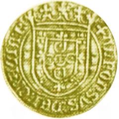 Escudo - Afonso V King of Portugal, Castilla and Leon