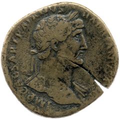 Sestertius - Hadrian RELIQVA VETERA HS NOVIES MILL ABOLITA S C