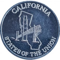 Token - Shell’s States of the Union Coin Game, Version 2 California / New Jersey