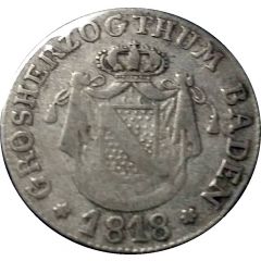 6 Kreuzers - Charles II Louis Frederick