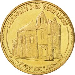 Monnaie de Paris Tourist Token - Pays de Laon Chapelle des Templiers