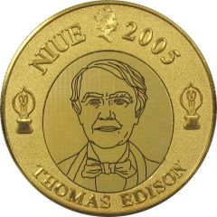 1 Dollar - Elizabeth II Thomas Alva Edison