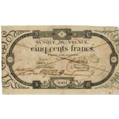 500 Francs - Caisse des comptes courants