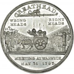 Medal - George III Greatheed Petition, white metal