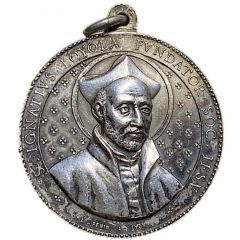 Saint Ignace de Loyola - Médaille de L. Penin à Lyon