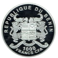 1000 Francs CFA H.M.S. Endeavour