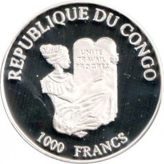 1000 Francs CFA Giraffe