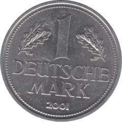 1 Deutsche Mark double reverse