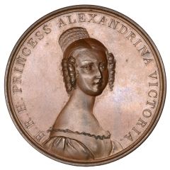 Medal - William IV Age of Majority, J. Davis, bronze