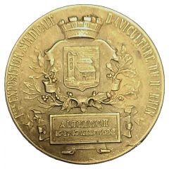 Medal - 1ère exposition syndicale d`aviculture du HT. Rhin